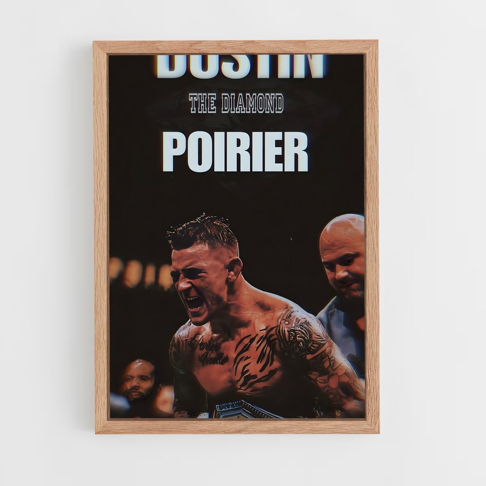 Poster Dustin de poirier – affiche MMA (vue 4)